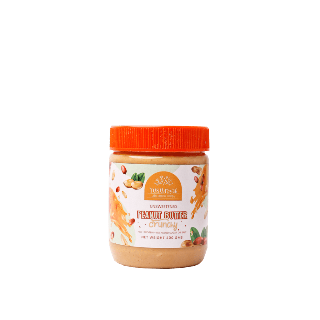 unsweetened crunchy peanut butter 400grams